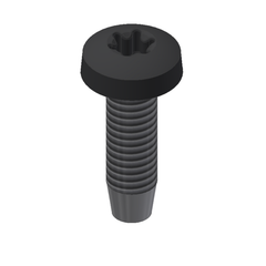 Van der Valk Stainless steel self-tapping bolt M6 x 20mm Black