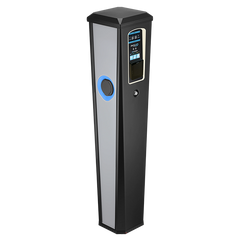 Sync Energy EVPCFSM211NBGRP Pro EV Charger Floor Dual Socket 2×11kW or 1×22kW Three-Phase MID 4G with Payment Terminal