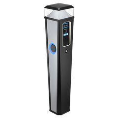 Sync Energy EVPCFSM211LBGR Pro EV Charger Floor Light Dual Socket 2×11kW or 1×22kW Three-Phase MID 4G