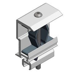 Valk Solar Systems Aluminium End Clamp for Aluminium Profile T30 28–50 mm