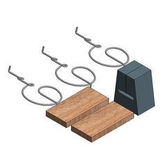 Valk Solar Systems Slate Roof Hook Flashing Mounting Set (Pack of 10)