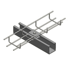 Valk Solar Systems Aluminium Mounting Clamp for Wire Duct on Trapezium and Side++ Profile (Pack of 200)