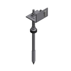 Valk Solar Systems M10×300 Stainless Steel Roof Bolt with L-adapter and Hook (Pack of 25)
