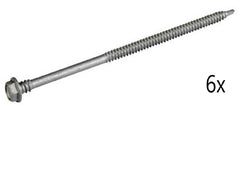 SolarFix Roof Screws 4.8x90mm Steel Set 6x