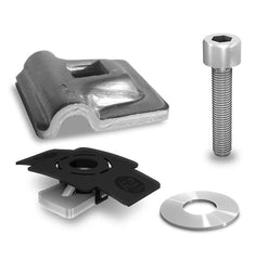 K2 Bliksembeveiligingsklem multi aluminium 8mm set