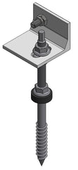 ValkBox Boltline Stainless Steel M10x200 Hanger Bolt with L-Adapter