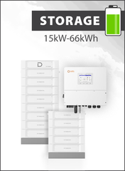 Solis / Dyness 15 kW + 66.56 kWh STACK100 Storage Package