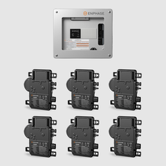 Enphase IQ Combiner Lite Kit 1-Phase with 6× IQ8MC Microinverters