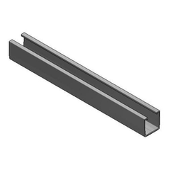 Van der Valk VDV7269440 Aluminium Trapezoidal Mounting Rail 440mm