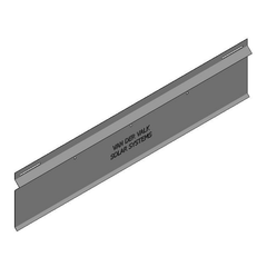 Van der Valk ValkPro+ L10° Galvanised Backplate 1980mm