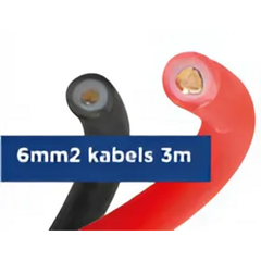 DTC BAT-CABLESET-HV Battery Cable Set 6mm² Red and Black 3m