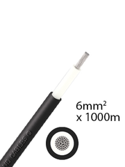Athilex ATH-CABLE6-1-1000 6mm² DC Cable 1000m Black