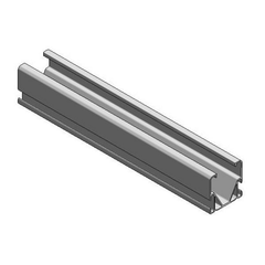 Van der Valk ValkPitched/Clamp Aluminium Side++ rail, L = 1220mm XXL