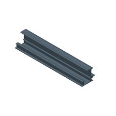 Van der Valk ValkPitched/Insert Aluminium insert rail 30mm Black