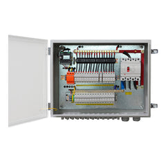 Maxge MGPVMM1K0V4P101 Protection box 1000 VDC 4P metal with monitoring, 10 inputs + 1 output