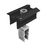 Schletter RapidPro Middle Clamp 30–47 mm Black