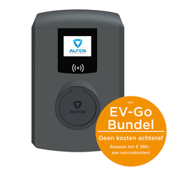 Alfen Single Pro-line 22kW Grey EV-Go Bundle E-Flux