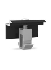 K2 DomeClamp End Clamp 30-50 mm, black anodized