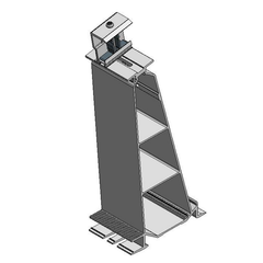 Van der Valk ValkPro+ Aluminium rear mounting element, side P10°